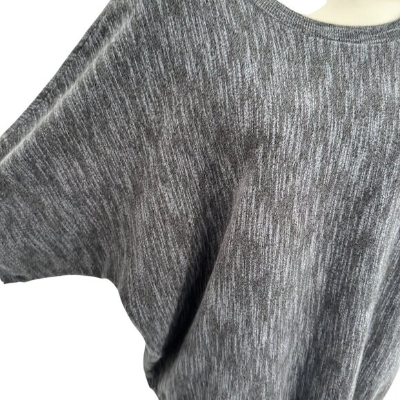 DKNY Jeans Womens Charcoal Knit Dolman Sleeve Sweater M Viscose Blend - Picture 4 of 10